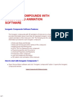 Inorganic Compounds With 3D Molecule Animation Software