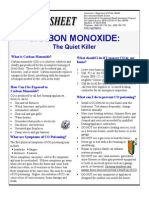 Carbon Monoxide Fact Sheet
