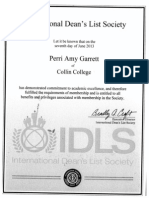 International Deans List Society