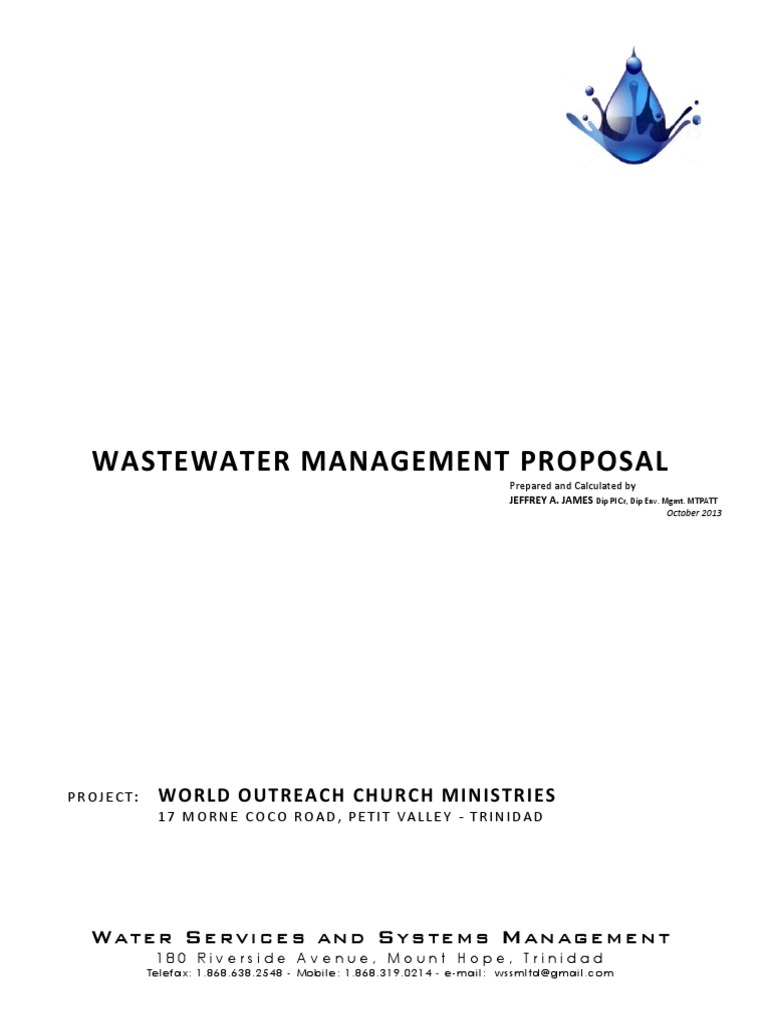 WOM Project Wastewater Management Proposal | PDF | Sewage Treatment ...