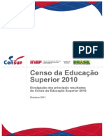 Censo de Educação Superior - 2010
