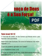 A Presenca de Deus e a Sua Forca