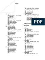 Relacion de Vestuarion Mujeres y Hombres