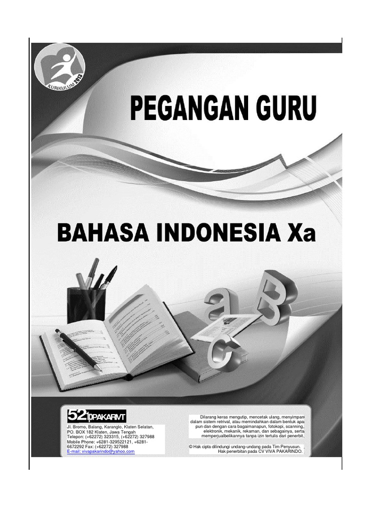 Pg Bahasa Indonesia Xa Pg Bahasa Indonesia Xa