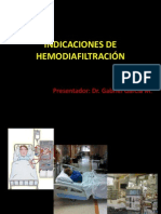 Indicaciones de Hemodiafiltración