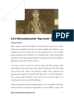 Biografi R A A Wiranatakusumah