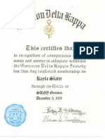 Odk Certificate