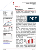 ACC LTD.: Investment Rationale