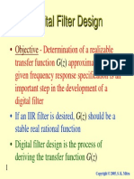 Digital Filter Design