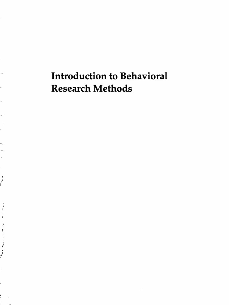 INTRODUCTION TO BEHAVIORAL RESEARCH METHODS 6TH EDITION PDF visual data 3