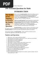 150 Essential Questions