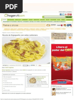 Download Receta de Espaguetis con salsa carbonara - Karlos Arguiano by Kim Soriano SN173593826 doc pdf