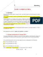 Análise Combinatória