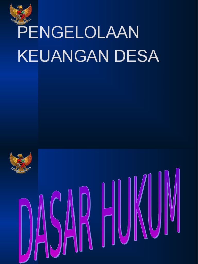 Pengelolaan Keuangan Desa