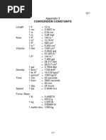 Conversion Constants: Appendix 3