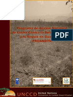 Plan de Acción Lucha Contra Desertificacin en Guatemala