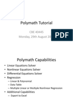 Polymath Tutorial