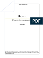 Fluxuri: (Type The Document Subtitle)