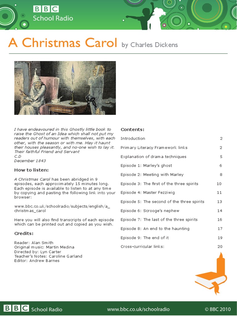 A Christmas Carol Notes 
