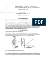 Generator 100 Stator Earth Fault Protection Using Subharmonic Technique