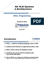 VLSI Systems Arch. Cadence SKILL