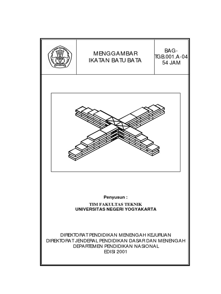 Menggambar Ikatan Batu Bata | PDF