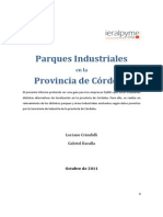 Parques Industriales en La Provincia de Cordoba