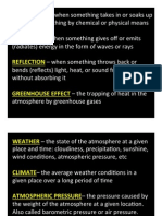 Absorption Radiation Reflection