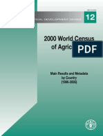 2000 FAO World Census of Agriculture