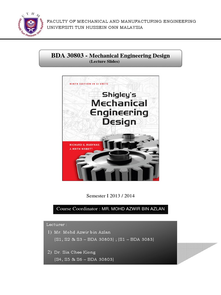 BDA 30803 Notes (Student Version - Printable) Sem 2 2012 - 2013 PDF ...