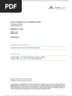 Droit Democratie