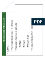 Aula 1 - Classificacao Dos Processos de Fabricacao V2012