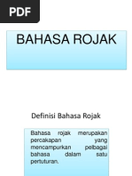 Coretan Hati Situasi 6 Bahasa Rojak