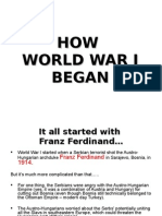 How WWI Started