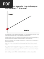 Regression Analysis