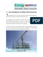 T T T T: 3 Tier Installation of Boiler Steel Structure
