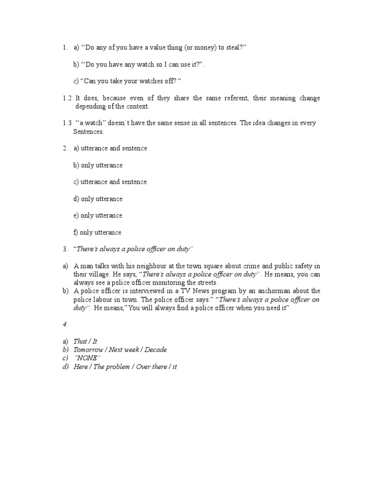 Contextual Meaning in Language Use | PDF