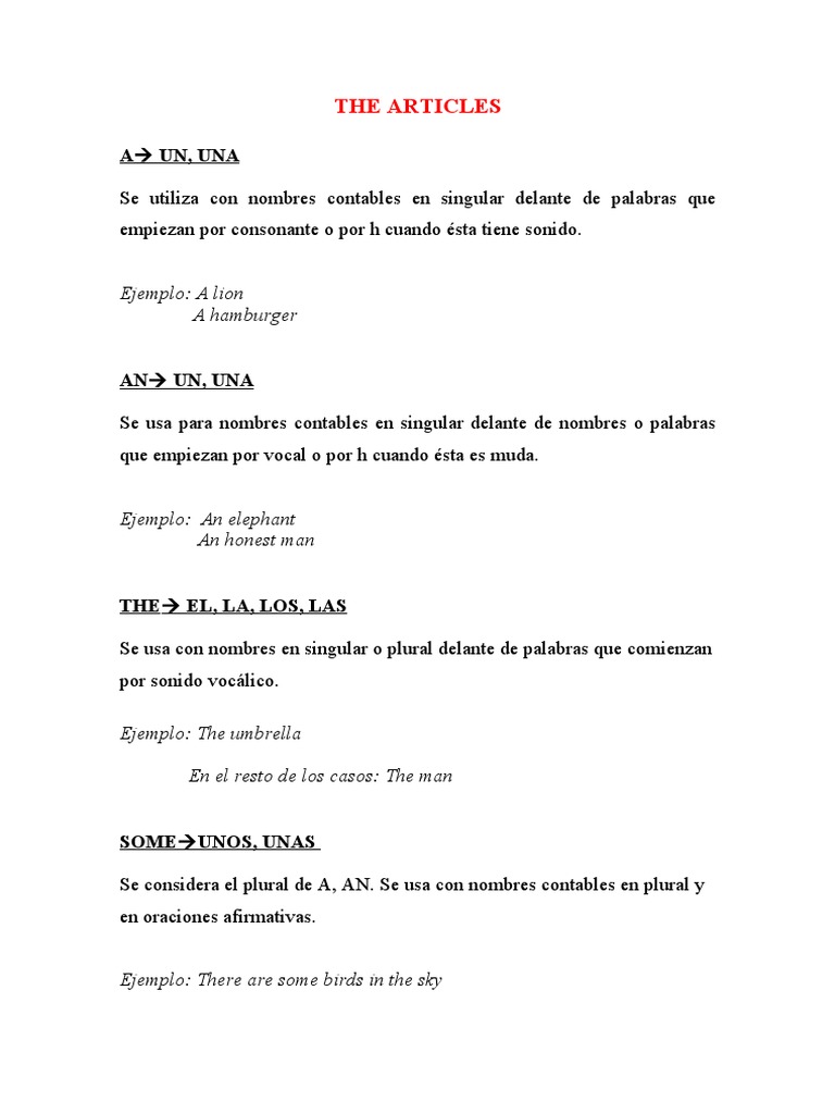 Guía Completa de Gramática Inglesa | PDF | Plural | Verbo