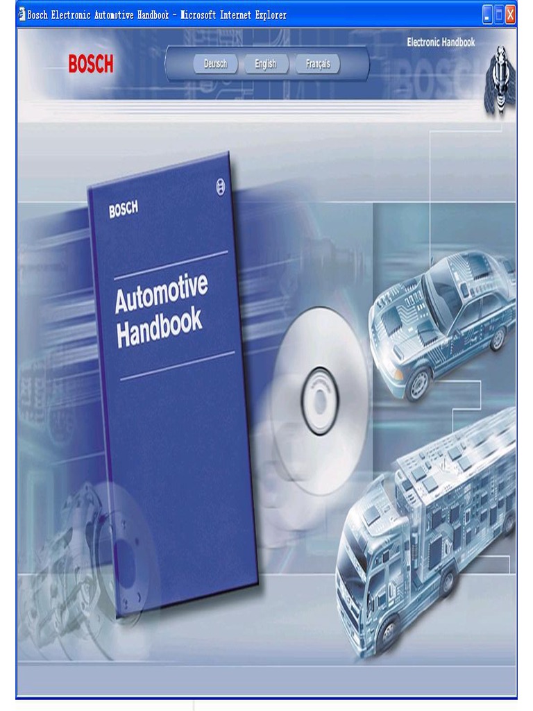 Bosch Automotive Handbook PDF