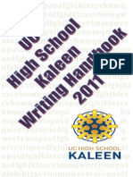 Student Writing Handbook