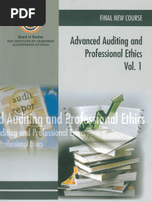 Adcanced Auditing and Professional Ethics Vol. 1