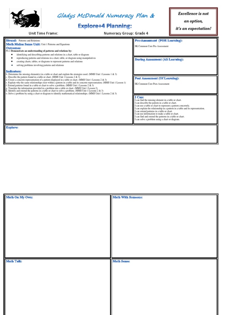 E4-4 Unit 1 Patterns and Equations | PDF | Teaching Mathematics | Nature