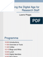 Exploiting The Digital Age For Research Staff: Lawrie Phipps