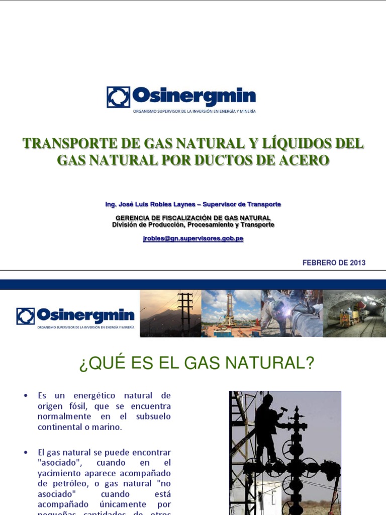 Transporte de Gas Natural por Ductos | PDF | Gas natural | Hidrocarburos