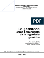 La Genoteca Como Herramienta de La Biotecnología