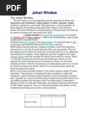 Johari Window 