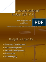 CPD Paper - The National Budget 2011-12
