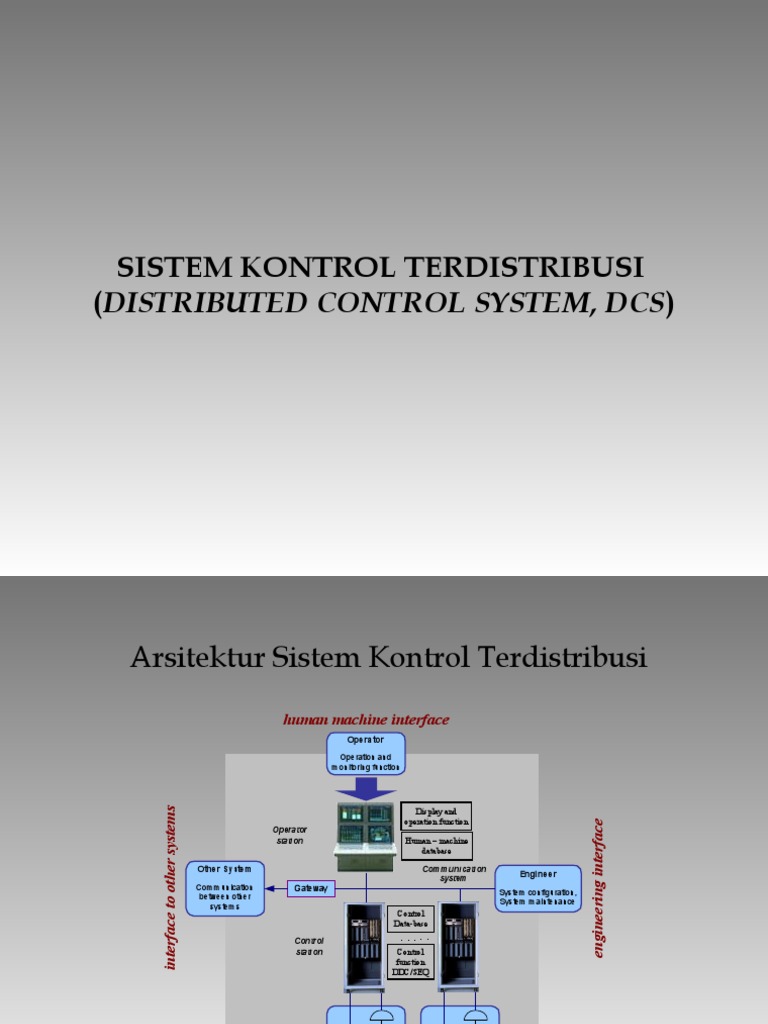 Arsitektur dan Fungsi DCS dalam Kontrol | PDF