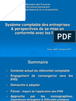 SCE Et Perspectives de Sa Mise en Conformité Avec Les IFRS