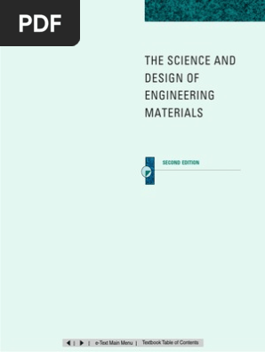 Science And Design Of Engineering Materials 2nd Edition 1 Pdf Crystal Structure Fracture Mechanics